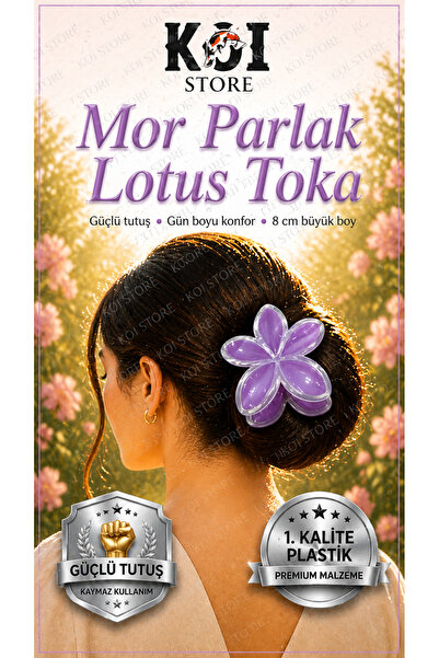 Mor Parlak Lotus Toka