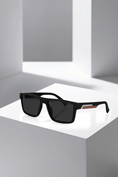 Polo Air Polarized Rectangular Frame Men Sunglasses Matte Black Pink Color Pl...