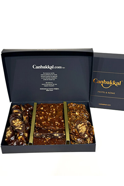 Canbakkal Pestil, Köme ve Pikolalı Köme Karışık Paket 1 kg – Doğal ve Katkısı...