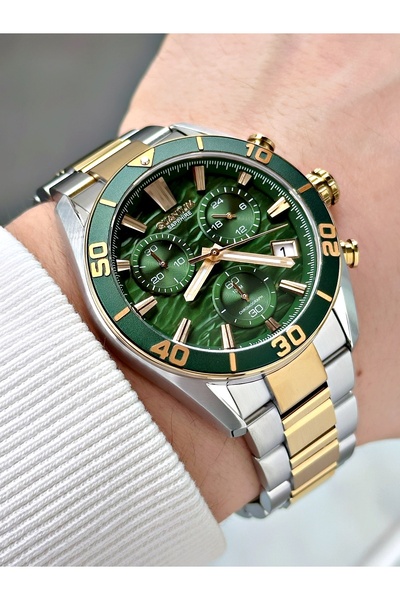 Quantum Functional Steel Band Steel Case Sapphire Glass Men's Wristwatch 1199Mr