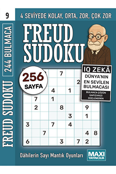 MAXİ Sudoku Yaratıcı İnsanların Sayı ve Mantık Oyunları 9