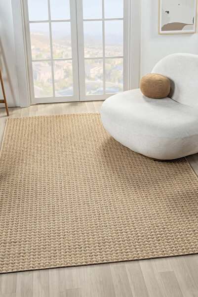 SEYRAN HALI Bombay Koleksiyonu Sisal Dekoratif Halı 667 Kahve