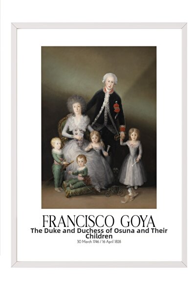 Postifull Francisco Goya, Tablou în ramă albă, Seria de artă NR:111866