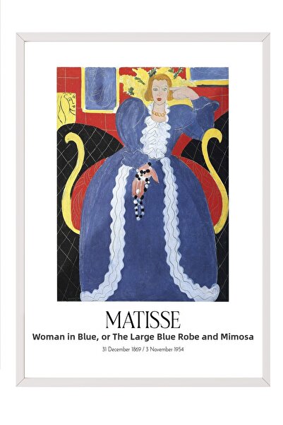 Postifull Matisse, Tablou în cadru alb, Seria de artă NR:112311
