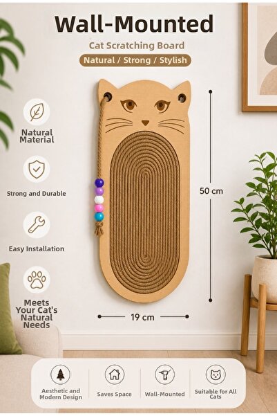 Eavrasya Cat Scratching Board (Wall Mounted)