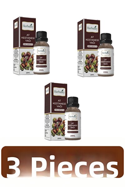 herbalıty Horse chestnut oil 20 ml 3*pcs