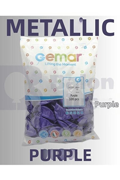 pure age Large Size Highest Quality Metallic Balloons 100 Pieces
