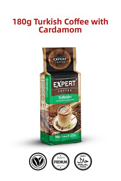 expert coffee Turkish Coffee with Cardamom 180g