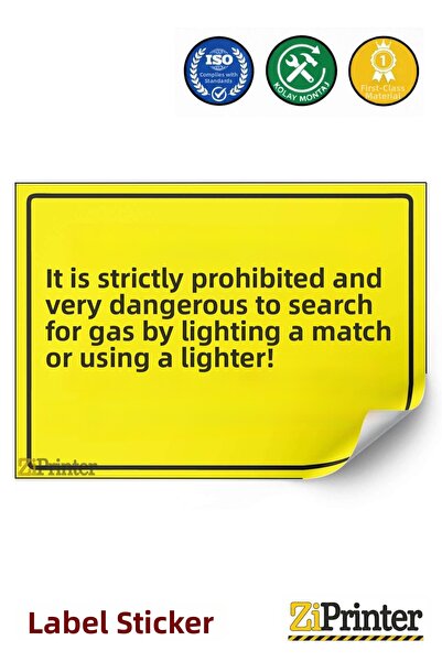 ZiPrinter Lighter Burning Gas Leak Search Absolutely Prohibited and Very Dang...
