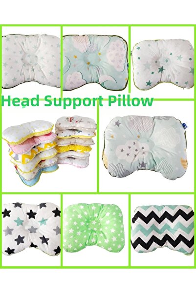 bebek_iklimi Baby Flat Head Pillow **gift Pillow Case Gift Drooling Bib**