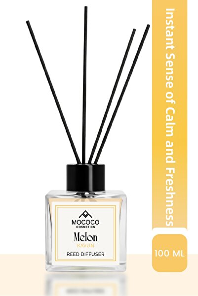 MOCOCO COSMETICS Odorizant de cameră cu bețișoare de bambus, aromă de pepene ...