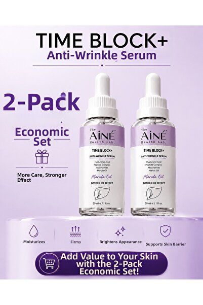 The Aine Health Lab. سيروم تايم بلوك للترطيب المكثف المضاد للشيخوخة - ببتيد، ...