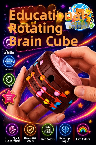 Babizoo 3 Yas+ Educational Rotating Intelligence Cube - Puzzle Toy
