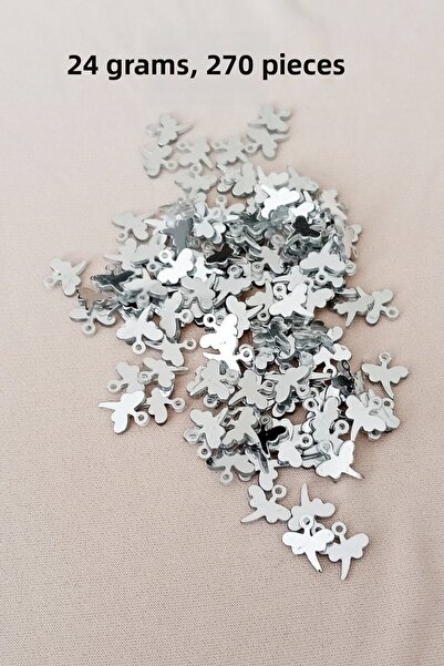 Generic Brand Oya Evening Dress Bracelet Necklace Plexi Metallic Plastic Flak...