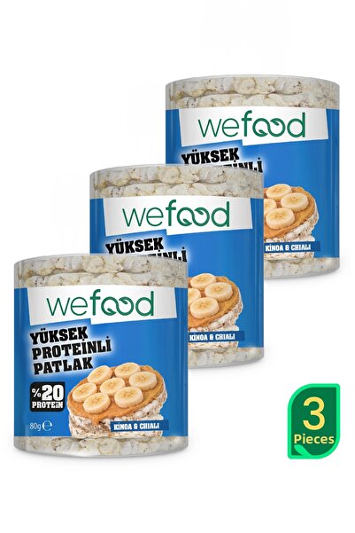 Wefood بروتين الكينوا 80 جرام 3 عبوات