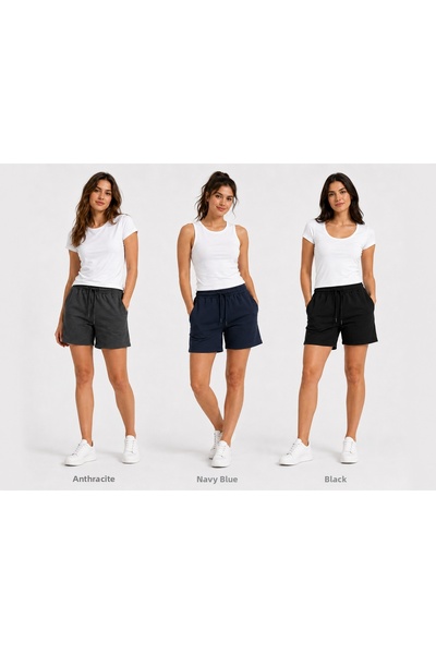 Isıl Termal |   Pantaloni scurți de damă din bumbac Super 3-pack avantajoși, ...