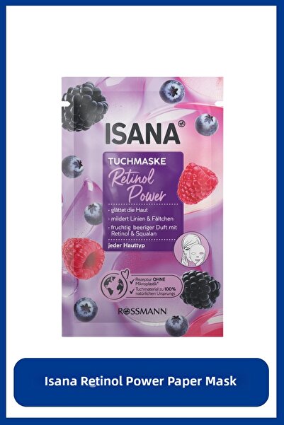 ISANA قناع ورقي بقوة الريتينول