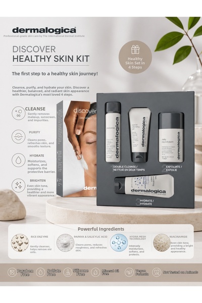 Dermalogica Discover Healthy Skin Kit Professional Skin Cleansing, Purifying ...
