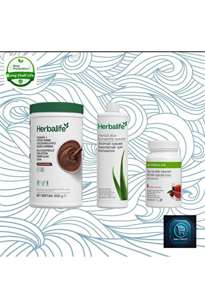 Herbalife Formula 1 Nutritional Shake Mix Flavored 500 G+ Tea and Herbal Extr...