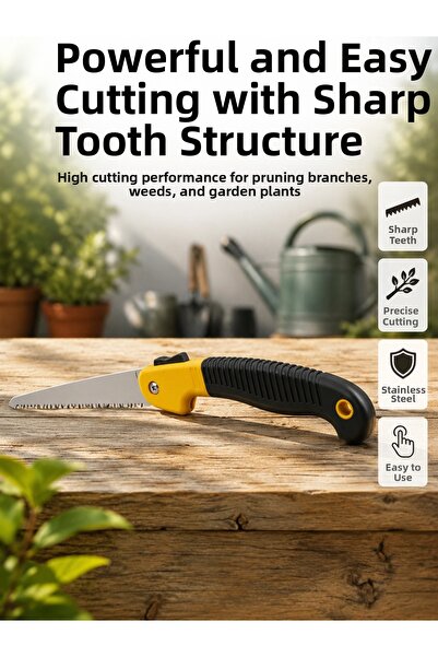 Epilons Ergonomic Handle Foldable Pruning Saw