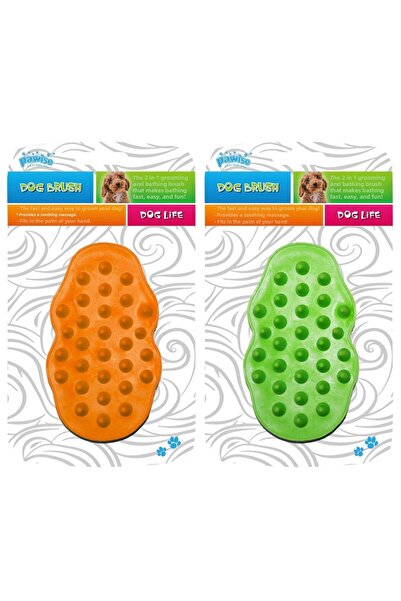 Pawise Rubber Massage and Washing Brush