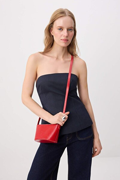 TRENDYOL SHOES Red Women's Mini Size Shoulder Bag Takss26Oc00102