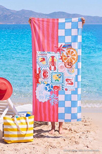TRENDYOLMİLLA HOME Mehrfarbiges Strandtuch TPHSS26PH00008