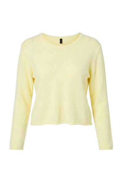 Trendyol Collection Wardrobe Essentials Yellow Soft Textured Pool Collar Basi...