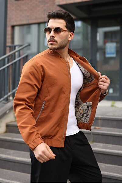 LTC Jeans Ανδρικό παλτό από τεχνικό ύφασμα κανονικής εφαρμογής, εποχιακό, μαύ...