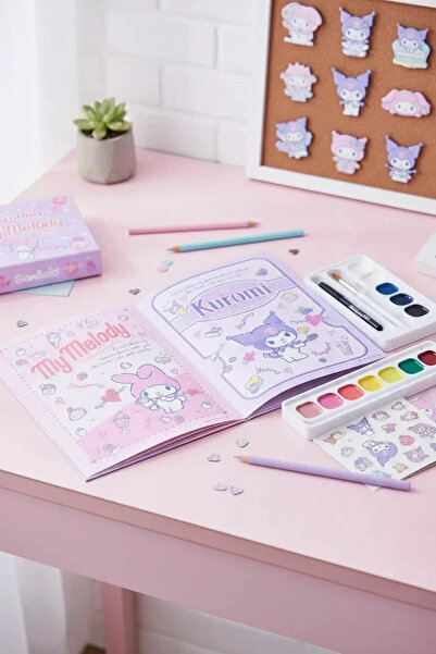 Genel Markalar Sanrio Lisanslı Tatlı Serisi Sanrio Karakterli Kendin Yap Boya...
