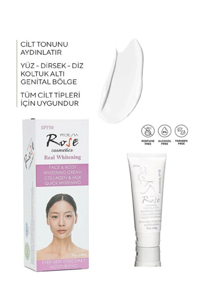 Roesıa Rose Cosmetics Cilt Beyazlatıcı Krem 75 ml & Skın Whıtenıng Cream