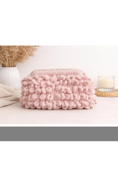 ARTTMACRAME Γυναικεία τσάντα clutch με φουσκωτό σχέδιο 35*24