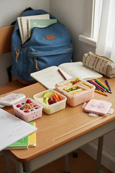 Miniso Lisanslı Küçük Hayvan Koleksiyonu Gıda Saklama Kabı Seti – 3 Adet