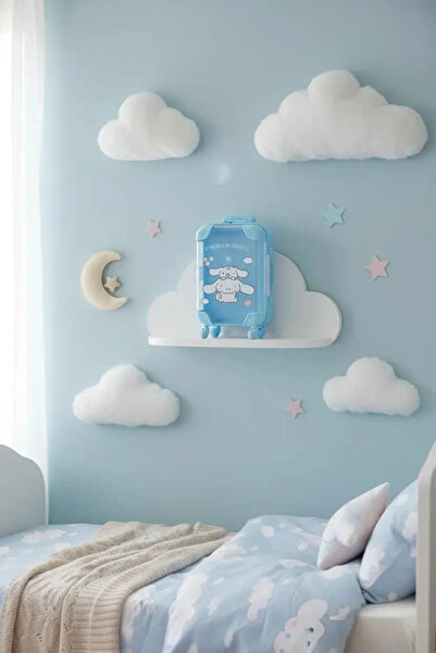 SANRIO Lisanslı Cinnamoroll Mini Bavul Saklama Kutusu – Dekoratif Düzenleyici...