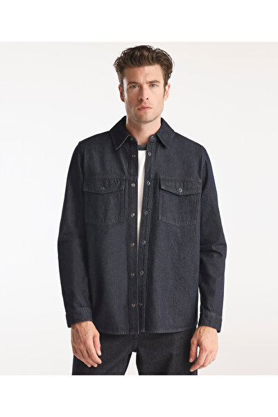 Yargıcı Erkek Denim Gömlek