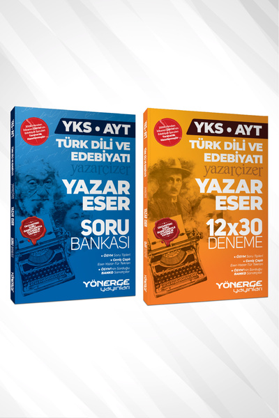 Yönerge Yayınları 2026 YKS AYT Türk Dili ve Edebiyatı Yazar Eser Soru Bankası...