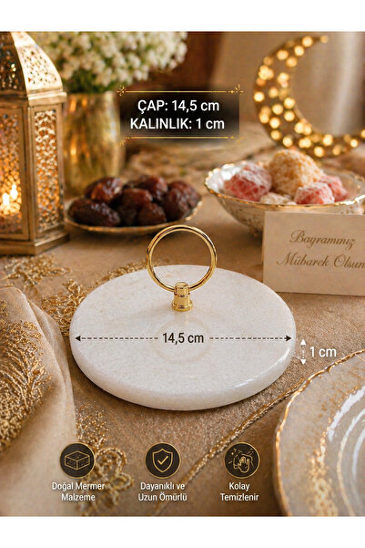 Marb & Home Mermer İkramlık; Lokumluk, Şekerlik