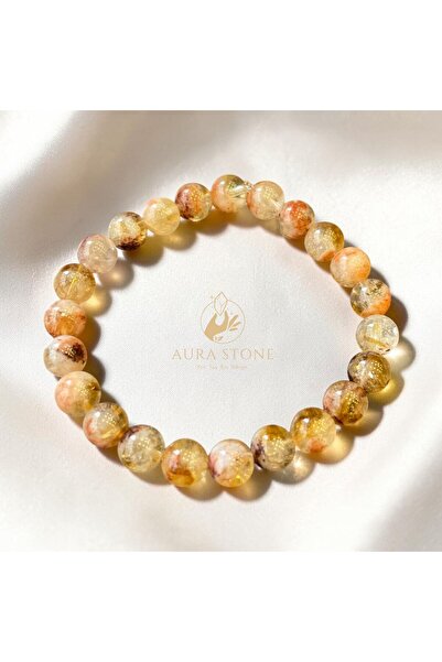 AURA STONE سوار من الأحجار الطبيعية من نوع أورا ستون سيترين 8 ملم