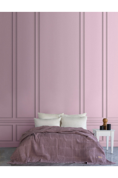 Dantela Κάλυμμα κρεβατιού Denzy 100% βαμβακερό βάφλα & πικέ 240x260 εκ. δαμασ...