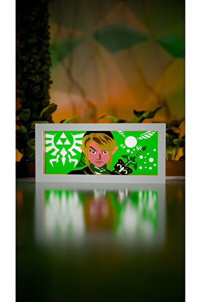 Jade Produck ZELDA - LİNK Efsanevi Macera Kahramanı LED Işık Kutusu