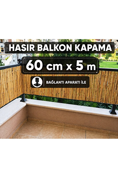 Greenosier 60 Cm.x5m. Bambu Kamış Hasır