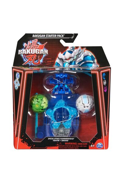 Spin Masters BAKUGAN STARTER PACK HAMMERHEAD VENTRI SMOKE