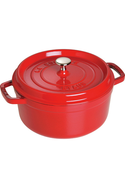 STAUB B La Cocotte Döküm Tencere Yuvarlak 24 cm Kırmızı