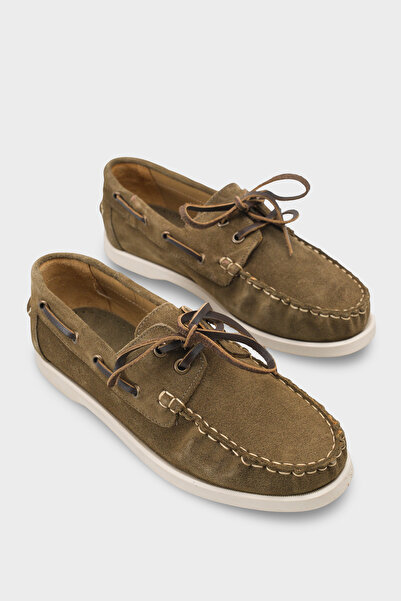 Capone Outfitters Γυναικεία Loafer Boat Παπούτσια από Γνήσιο Δέρμα Suede της ...