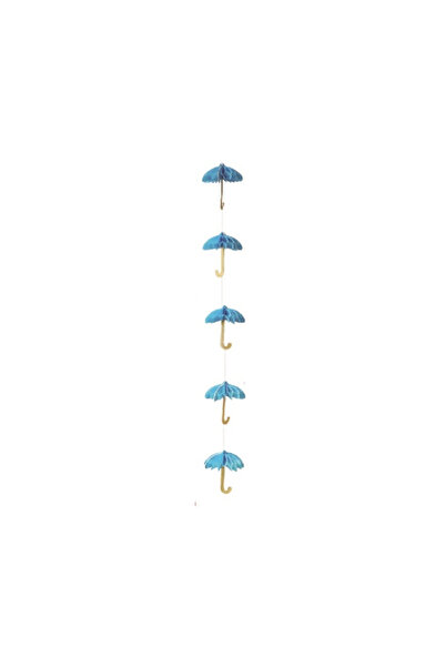 Mirific Party Ghirlandă decorativă, albastru, 1,2 m, umbrelă