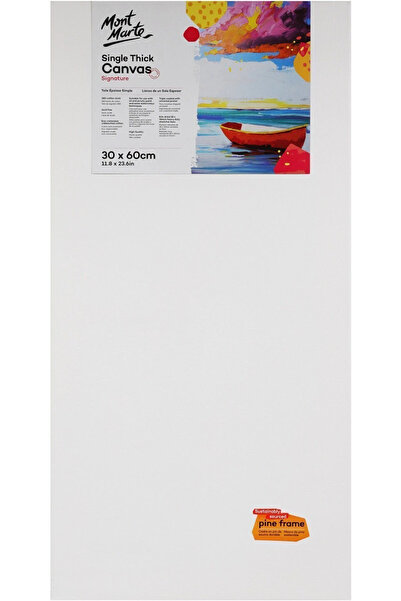 Mont Marte Tuval Çam Çerçeve Single Thick 30x60cm-Signature