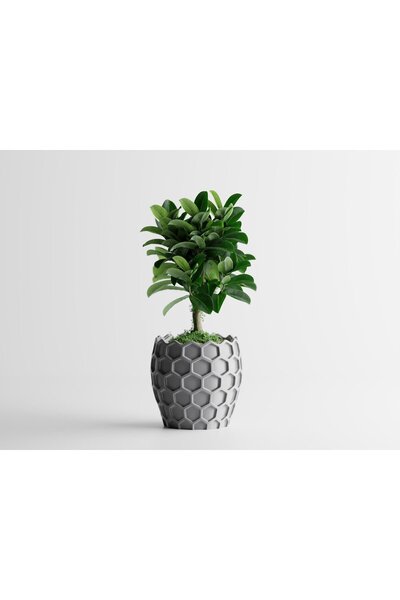 Sani Vase "Beehavia BIG" 203 x203 x H195mm - Silver