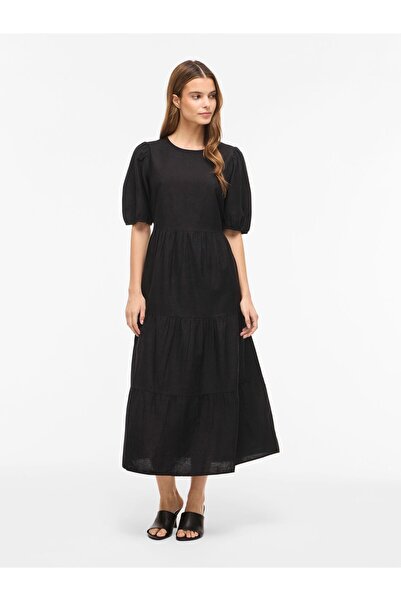 VILA Maxikleid VIPRISILLA Kurzarm