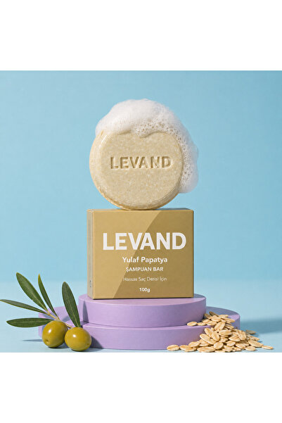 Levand Yulaf & Zeytin Yağı KATI ŞAMPUANI 100 GR