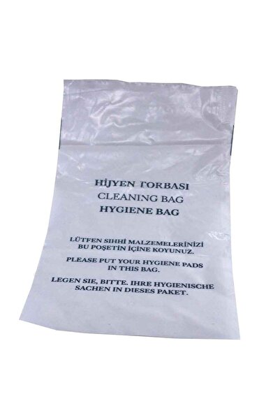 PRİVATE 100 Adet Otel Buklet Tipi Banyo Tuvalet Hijyen Atık Poşeti Kirli Çama...